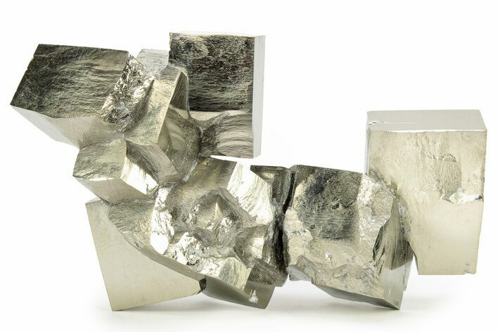 Natural Pyrite Cube Cluster - Spain #227689
